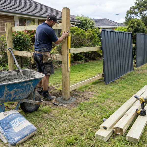 Fence Repairs - Post Resetting and Fence Panel Replacement in Dandenong