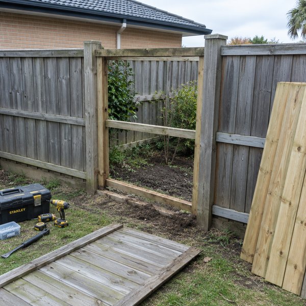 Fence Repairs - Fence Alignment, Gate Checks and Site Clean-Up in Dandenong